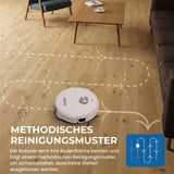 Olsen & Smith Saug- und Wischroboter 10000Pa – Selbstreinigend mit automatischer Entleerung & Wasserauffüllung, Laser-Navigation, KI-Hinderniserkennung, App & Alexa Steuerung, 2,5L Basisstation